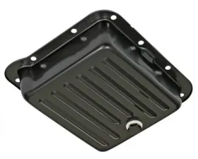 Trans-Dapt Performance FORD C4 TRANSMISSION PAN; STOCK DEPTH / STOCK CAPACITY; STEEL- BLACK FINISH