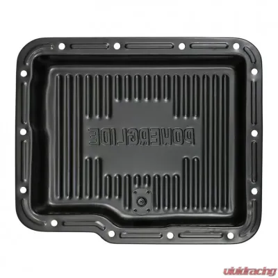 Trans-Dapt Performance POWERGLIDE TRANSMISSION PAN; STOCK DEPTH / STOCK CAPACITY; STEEL- BLACK FINISH - 7172