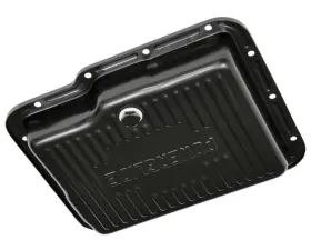 Trans-Dapt Performance POWERGLIDE TRANSMISSION PAN; STOCK DEPTH / STOCK CAPACITY; STEEL- BLACK FINISH
