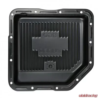 Trans-Dapt Performance TH350 TRANSMISSION PAN; STOCK DEPTH / STOCK CAPACITY; STEEL- BLACK FINISH - 7173