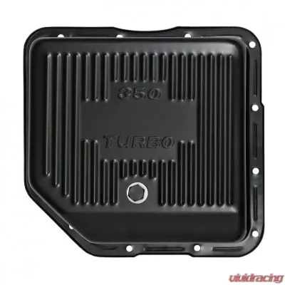 Trans-Dapt Performance TH350 TRANSMISSION PAN; 3-1/2 IN. DEEP / EXTRA CAPACITY; STEEL- BLACK FINISH - 7174