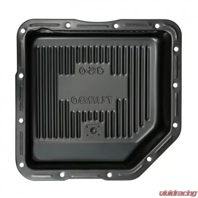 Trans-Dapt Performance TH350 TRANSMISSION PAN; 3-1/2 IN. DEEP / EXTRA CAPACITY; STEEL- BLACK FINISH - 7174