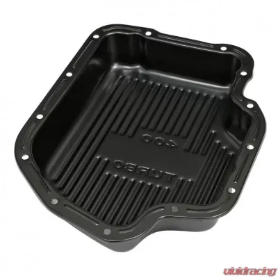 Trans-Dapt Performance TH400 TRANSMISSION PAN; 3 IN. DEEP / EXTRA CAPACITY; STEEL- BLACK FINISH - 7175