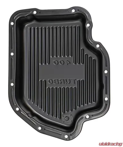 Trans-Dapt Performance TH400 TRANSMISSION PAN; 3 IN. DEEP / EXTRA CAPACITY; STEEL- BLACK FINISH - 7175