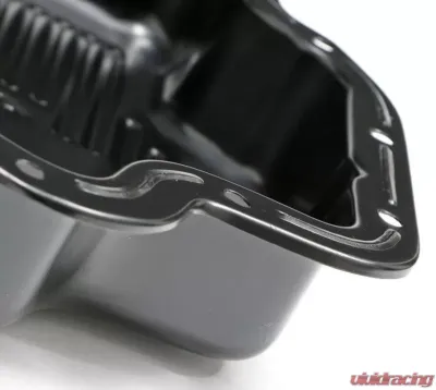 Trans-Dapt Performance TH400 TRANSMISSION PAN; 3 IN. DEEP / EXTRA CAPACITY; STEEL- BLACK FINISH - 7175