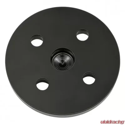 Trans-Dapt Performance ALUMINUM '55-68 SB CHEVY WATER PUMP NOSE PULLEY; SHORT WATER PUMP- BLACK FINISH - 7180