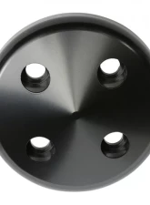 Trans-Dapt Performance ALUMINUM '55-68 SB CHEVY WATER PUMP NOSE PULLEY; SHORT WATER PUMP- BLACK FINISH                                     - 7180 - Image 3