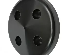 Trans-Dapt Performance ALUMINUM '55-68 SB CHEVY WATER PUMP NOSE PULLEY; SHORT WATER PUMP- BLACK FINISH