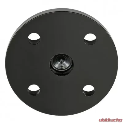 Trans-Dapt Performance ALUMINUM '69-85 SB CHEVY WATER PUMP NOSE PULLEY; LONG WATER PUMP- BLACK FINISH - 7181