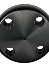 Trans-Dapt Performance ALUMINUM '69-85 SB CHEVY WATER PUMP NOSE PULLEY; LONG WATER PUMP- BLACK FINISH                                     - 7181 - Image 3