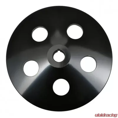 Trans-Dapt Performance 67-84 GM VEHICLE ALUMINUM POWER STEERING PULLEY- BLACK FINISH - 7182