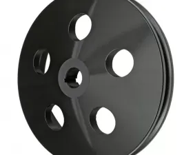 Trans-Dapt Performance 67-84 GM VEHICLE ALUMINUM POWER STEERING PULLEY- BLACK FINISH