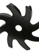 Trans-Dapt Performance GM & FORD PASSENGER CAR ALUMINUM ALTERNATOR PULLEY FAN- BLACK FINISH                                     - 7184 - Image 3