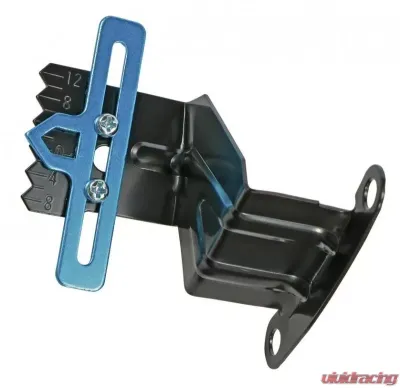 Trans-Dapt Performance SB CHEVY & 4.3L V6 STEEL TIMING TAB & POINTER; 7 IN. BALANCER- BLACK FINISH - 7189