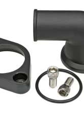 Trans-Dapt Performance SB & BB CHEVY ALUMINUM WATER NECK; 90 DEGREE, SWIVEL NECK DESIGN- BLACK FINISH                                     - 7194 - Image 4