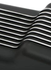 Trans-Dapt Performance SB CHEVY 283-350 ('55-79) FINNED ALUMINUM ENGINE OIL PAN- BLACK FINISH                                     - 7424 - Image 2