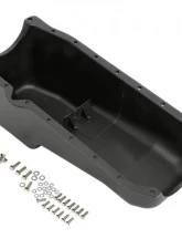 Trans-Dapt Performance SB CHEVY 305-350 ('86-00) FINNED ALUMINUM ENGINE OIL PAN- BLACK FINISH                                     - 7425 - Image 6