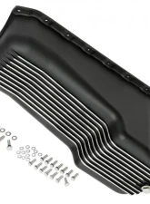 Trans-Dapt Performance SB CHEVY 305-350 ('80-85) FINNED ALUMINUM ENGINE OIL PAN- BLACK FINISH                                     - 7426 - Image 7