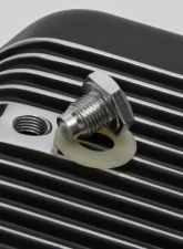 Trans-Dapt Performance SB FORD 260-302W ('62-82) FINNED ALUMINUM ENGINE OIL PAN- BLACK FINISH                                     - 7427 - Image 2