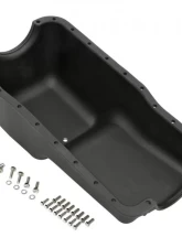 Trans-Dapt Performance SB FORD 260-302W ('62-82) FINNED ALUMINUM ENGINE OIL PAN- BLACK FINISH                                     - 7427 - Image 6