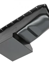 Trans-Dapt Performance SB CHEVY 283-350 ('55-79) STEEL ENGINE OIL PAN WITH KICKOUTS- BLACK FINISH                                     - 7436 - Image 7