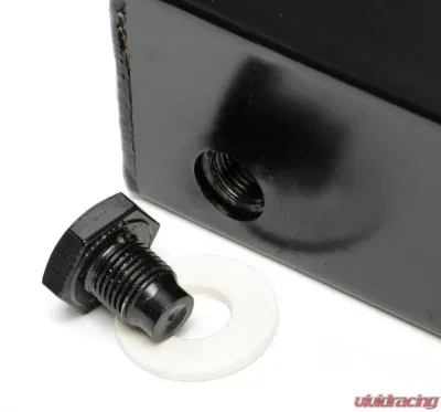 Trans-Dapt Performance BB CHEVY 396-454 ('65-95) STEEL ENGINE OIL PAN WITH KICKOUTS- BLACK FINISH - 7437