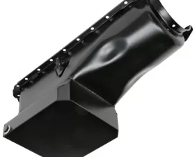 Trans-Dapt Performance BB CHEVY 396-454 ('65-95) STEEL ENGINE OIL PAN WITH KICKOUTS- BLACK FINISH