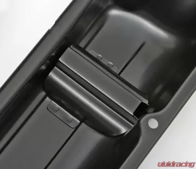 Trans-Dapt Performance FORD 352-428 STEEL VALVE COVERS; TRADITIONAL-STYLE- BLACK FINISH - 7441