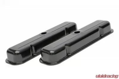 Trans-Dapt Performance PONTIAC 326-455 ('59-79) STEEL VALVE COVERS; REPRODUCTION-STYLE- BLACK FINISH - 7442