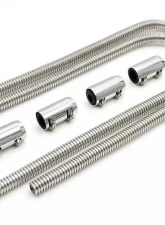 Trans-Dapt Performance STAINLESS STEEL HEATER HOSE KIT-CHROMED ALUMINUM ENDS                                     - 8209 - Image 3