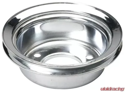Trans-Dapt Performance CRANKSHAFT Pulley; 1 Groove; 1965-1966 FORD 289; O.E. Water Pump-CHROME Ford 4.7L V8 - 8303
