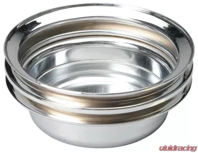 Trans-Dapt Performance CRANKSHAFT Pulley; 2 Groove; 1965-1966 FORD 289; O.E. Water Pump-CHROME Ford 4.7L V8 - 8304