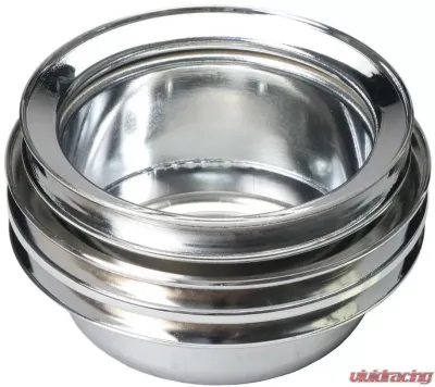 Trans-Dapt Performance CRANKSHAFT Pulley; 3 Groove; 1965-1966 FORD 289; O.E. Water Pump-CHROME Ford 4.7L V8 - 8305