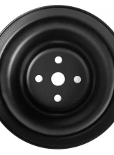 Trans-Dapt Performance WATER PUMP Pulley; 1 Groove; 1965-1966 FORD 289; O.E. Water Pump- ASPHALT BLACK Ford 4.7L V8                                     - 8306 - Image 2