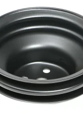 Trans-Dapt Performance WATER PUMP Pulley; 2 Groove; 1965-1966 FORD 289; O.E. Water Pump- ASPHALT BLACK Ford 4.7L V8                                     - 8307 - Image 2