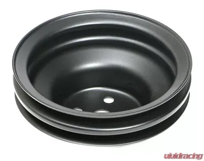 Trans-Dapt Performance WATER PUMP Pulley; 2 Groove; 1965-1966 FORD 289; O.E. Water Pump- ASPHALT BLACK Ford 4.7L V8 - 8307