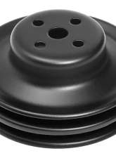 Trans-Dapt Performance WATER PUMP Pulley; 2 Groove; 1965-1966 FORD 289; O.E. Water Pump- ASPHALT BLACK Ford 4.7L V8                                     - 8307 - Image 5