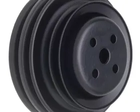 Trans-Dapt Performance WATER PUMP Pulley; 3 Groove; 1964-1973 FORD 289; O.E. Water Pump- ASPHALT BLACK Ford 4.7L V8