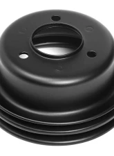 Trans-Dapt Performance CRANKSHAFT Pulley; 2 Groove; 65-66 FORD 289; O.E. Water Pump- ASPHALT BLACK Ford 4.7L V8                                     - 8310 - Image 3