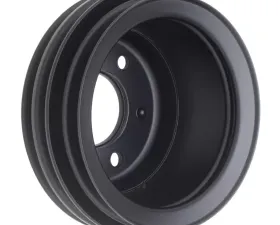 Trans-Dapt Performance CRANKSHAFT Pulley; 3 Groove; 65-66 FORD 289; O.E. Water Pump- ASPHALT BLACK Ford 4.7L V8