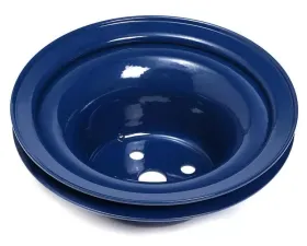Trans-Dapt Performance WATER PUMP Pulley; 1 Groove; 1965-1966 FORD 289; O.E. Water Pump- FORD BLUE Ford 4.7L V8