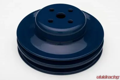 Trans-Dapt Performance WATER PUMP Pulley; 2 Groove; 1965-1966 FORD 289; O.E. Water Pump- FORD BLUE Ford 4.7L V8 - 8313