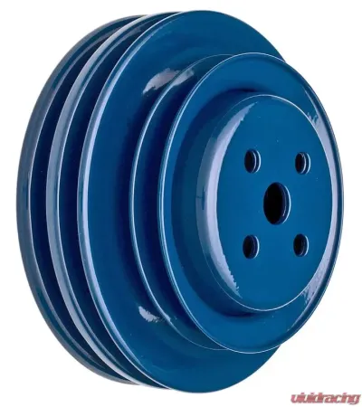 Trans-Dapt Performance WATER PUMP Pulley; 3 Groove; 64-73 FORD 289 w/CA smog pump; O.E. W/P- FORD BLUE Ford 4.7L V8 - 8314
