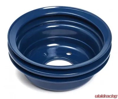 Trans-Dapt Performance CRANKSHAFT Pulley; 2 Groove; 65-66 FORD 289; O.E. Water Pump- FORD BLUE Ford 4.7L V8 - 8316