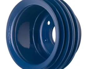 Trans-Dapt Performance CRANKSHAFT Pulley; 3 Groove; 65-66 FORD 289; OE Water Pump- FORD BLUE Ford 4.7L V8