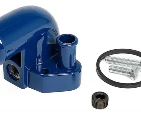 Trans-Dapt Performance FORD BLUE POWDER-COATED WATER NECK; 79-95 MUSTANG Ford Mustang 1995 5.8L V8