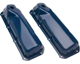 Trans-Dapt Performance O.E.-STYLE Valve Covers; Stock Ht.; FORD 351C/M, 400M, 302 Boss-FORD BLUE