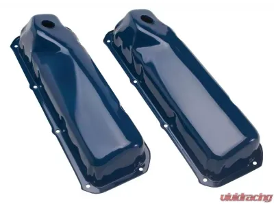 Trans-Dapt Performance O.E.-STYLE Valve Covers; Stock Ht.; FORD 351C/M, 400M, 302 Boss-FORD BLUE - 8345