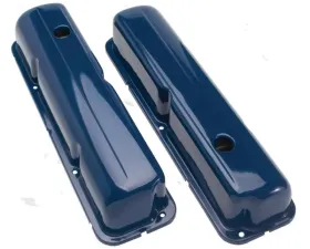 Trans-Dapt Performance O.E.M. Style Valve Covers; Stock Ht.; FORD 352, 390, 406, 427 and 428-FORD BLUE