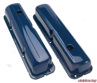 Trans-Dapt Performance O.E.M. Style Valve Covers; Stock Ht.; FORD 352, 390, 406, 427 and 428-FORD BLUE - 8346